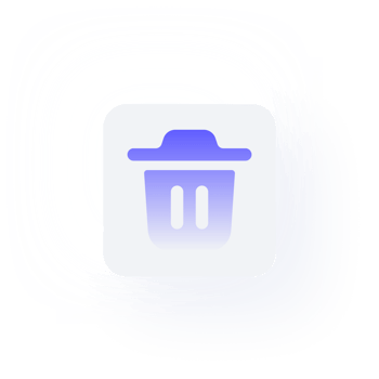 white neumorphism button icon trash png