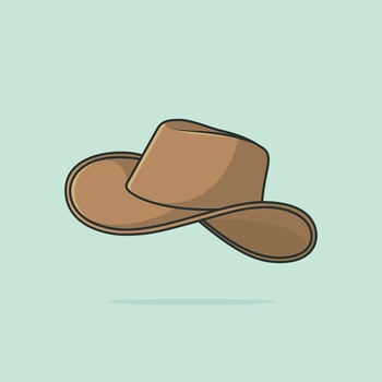 Cow boy hat vector illustration design.