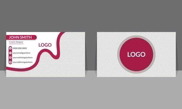 Business card design vector