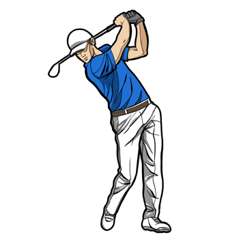 golf player swing action outdoor sport png