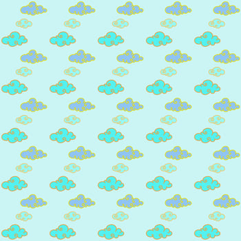 blue cloud pattern seamless background vector