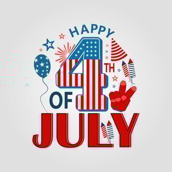 Usa Independence day 4th of July background with us flag premium Vector. National holiday Festive illustration. vector