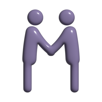 3d icon of handshake png