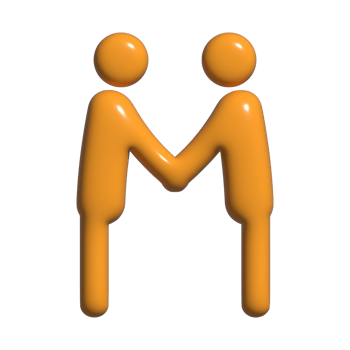3d icon of handshake png
