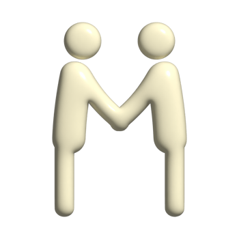 3d icon of handshake png