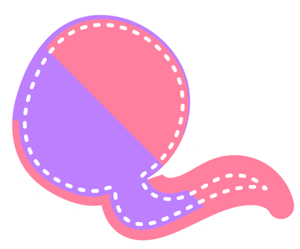 bubble speech label png