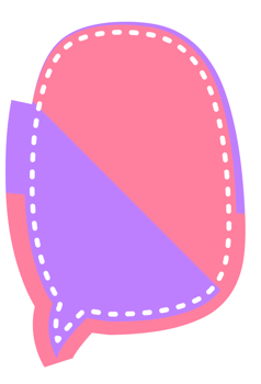 bubble speech label png