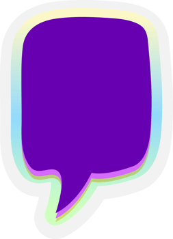 bubble speech label png