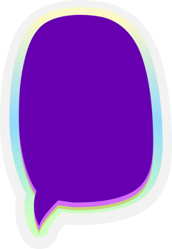 bubble speech label png