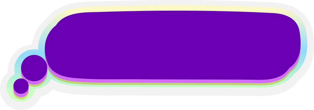 bubble speech label png