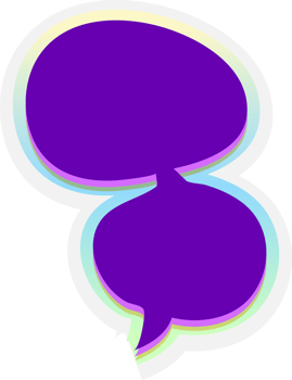 bubble speech label png
