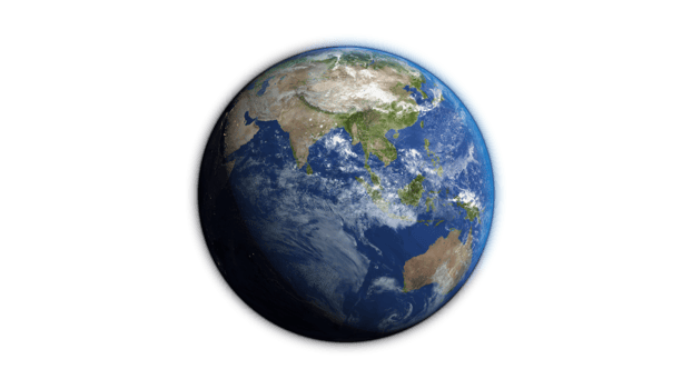4K 3D Earth Loop Ratation png