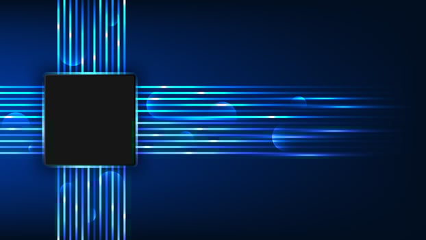 Microchip technology background Like the brain and nerve centers of electronic devices. Wait for commands and process them forward to the circuit. and exists in electronic devices vector