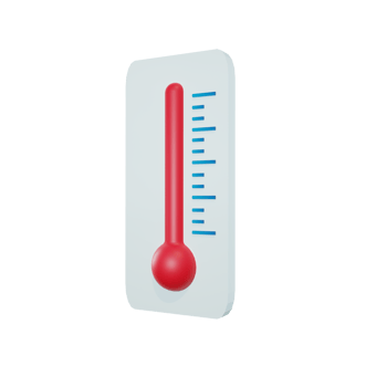 3d rendering medical thermometer isolated illustration png