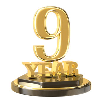 Happy Anniversary 9 Year png