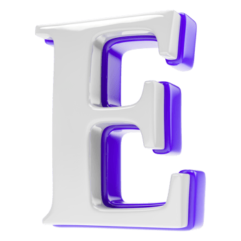 font 3d render png