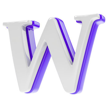 font 3d render png