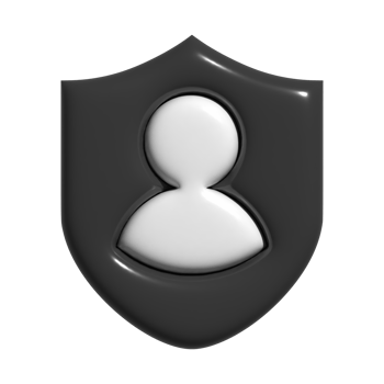 3d icon of profile privacy png