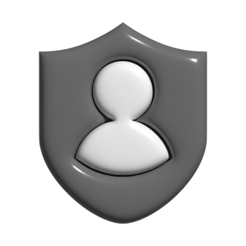 3d icon of profile privacy png