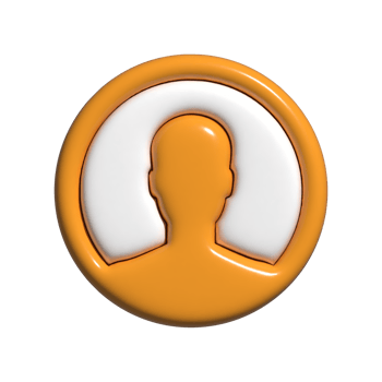 3d icon of men profile people png