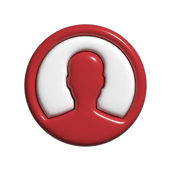 3d icon of men profile people png