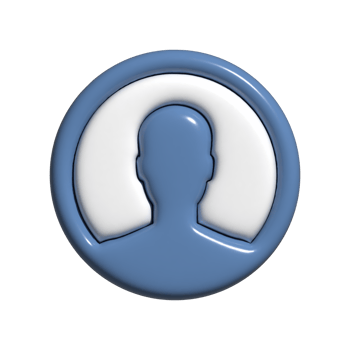3d icon of men profil people png