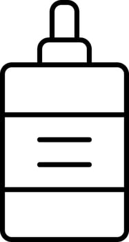 Electronic Cigarette Icon In Line Art. vector