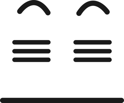 Cartoon doodle of facial expression emoticon, Sleepy face. png