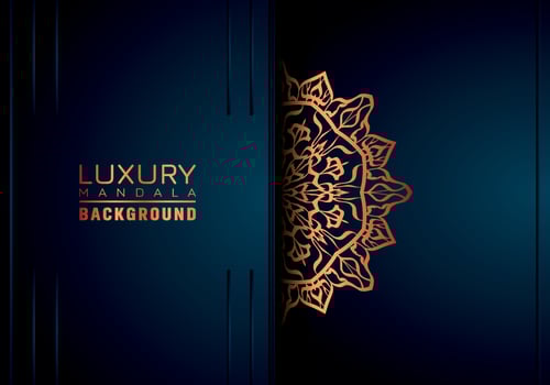 Luxury mandala background ornamental, arabesque style With Golden Arabesque Pattern Style. Decorative Mandala Ornament For Print, Brochure, Banner, Cover, Poster, Invitation Card vector