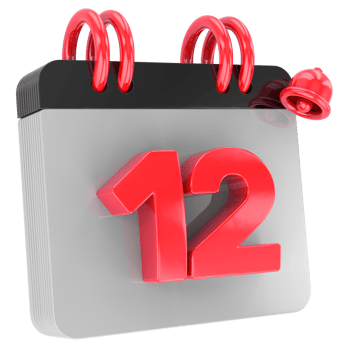 calendar 3d render png