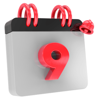 calendar 3d render png