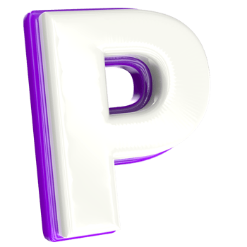 Letter 3d render png