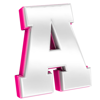 Letter 3d render png