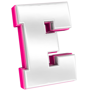Letter 3d render png