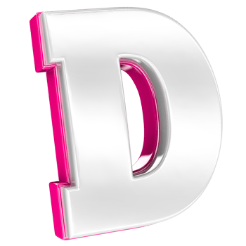 Letter 3d render png