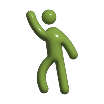 3d icon of people greeting png