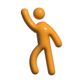 3d icon of people greeting png
