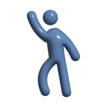 3d icon of people greeting png