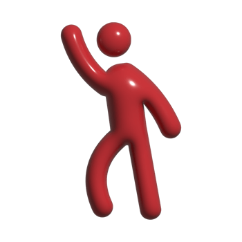 3d icon of people greeting png