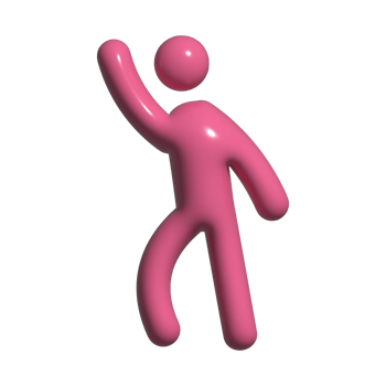 3d icon of people greeting png