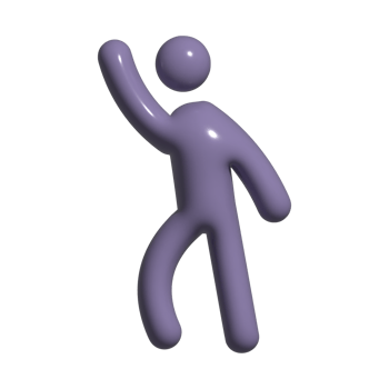 3d icon of people greeting png