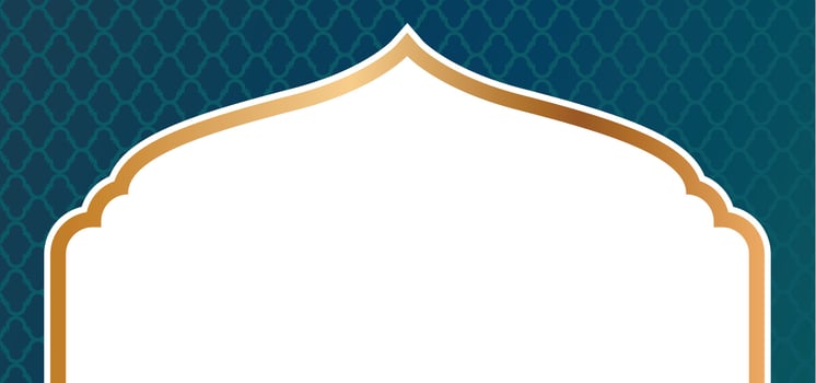 arabic style frame border set islamic style ornamental frame vector