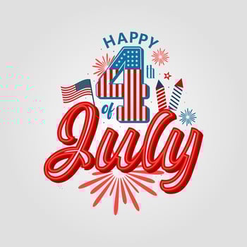 Usa Independence day 4th of July background with us flag premium Vector. National holiday Festive illustration. vector