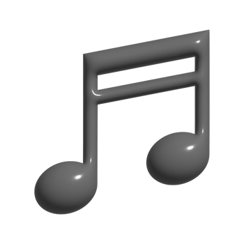 music 3d icon png