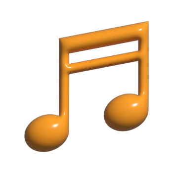 music 3d icon png