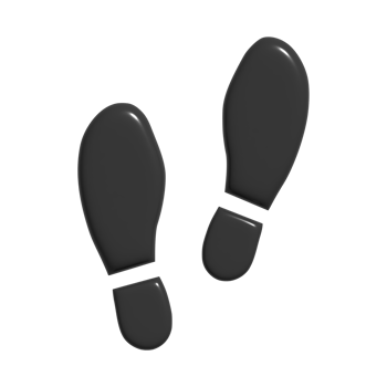 footprint 3d icon png