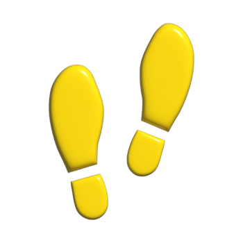 footprint 3d icon png