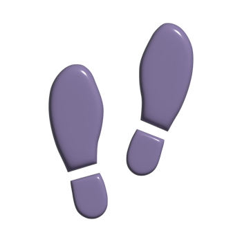 footprint 3d icon png