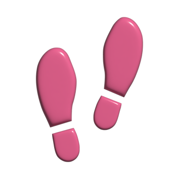 footprint 3d icon png