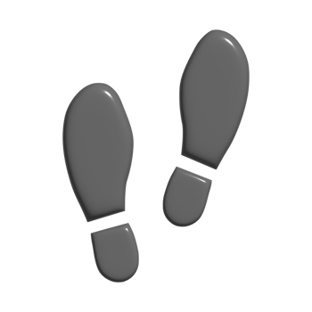 footprint 3d icon png